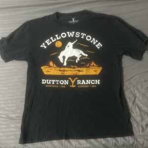 Yellowstone tee vintage graphic look